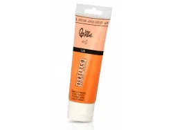 Peinture acrylique liderpapel tube en plastique de 120 ml coloris orange