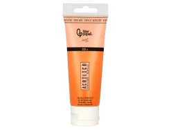 Peinture acrylique liderpapel tube en plastique de 120 ml coloris orange