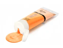 Peinture acrylique liderpapel tube en plastique de 120 ml coloris orange