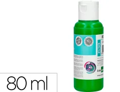Peinture acrylique liderpapel coloris vert bouteille 80ml