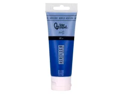 Peinture acrylique liderpapel tube en plastique de 60 ml coloris bleu cyan