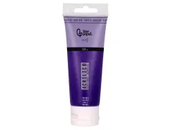 Peinture acrylique liderpapel tube en plastique de 120 ml coloris pourpre