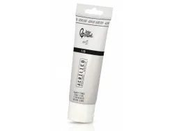 Peinture acrylique liderpapel tube en plastique de 120 ml coloris blanc titane