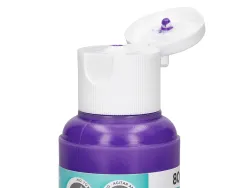 Peinture acrylique liderpapel coloris violet bouteille 80ml