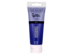 Peinture acrylique liderpapel tube en plastique de 60 ml coloris bleu marine