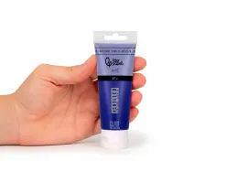 Peinture acrylique liderpapel tube en plastique de 60 ml coloris bleu marine