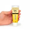Peinture acrylique liderpapel tube en plastique de 60 ml coloris jaune