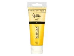 Peinture acrylique liderpapel tube en plastique de 60 ml coloris jaune