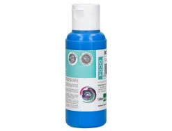 Peinture acrylique liderpapel coloris cyan bouteille 80ml