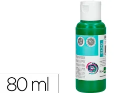 Peinture acrylique liderpapel coloris vert fonce bouteille 80ml