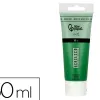 Peinture acrylique liderpapel tube en plastique de 60 ml coloris vert fonc
