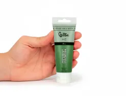 Peinture acrylique liderpapel tube en plastique de 60 ml coloris vert fonc