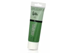 Peinture acrylique liderpapel tube en plastique de 60 ml coloris vert fonc