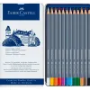 Peinture aquarelle faber castell boite de 12