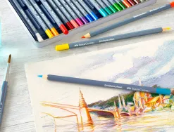 Peinture aquarelle faber castell boite de 12