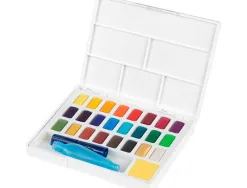 Peinture aquarelle faber castell boite de 24