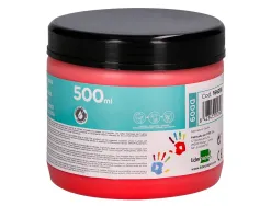 Peinture au doigt liderpapel flacon 500 ml coloris rouge