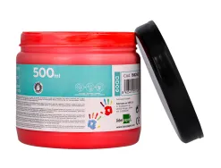 Peinture au doigt liderpapel flacon 500 ml coloris rouge