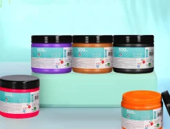 Peinture au doigt liderpapel flacon 500 ml coloris noir