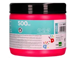Peinture au doigt liderpapel flacon 500 ml coloris rose
