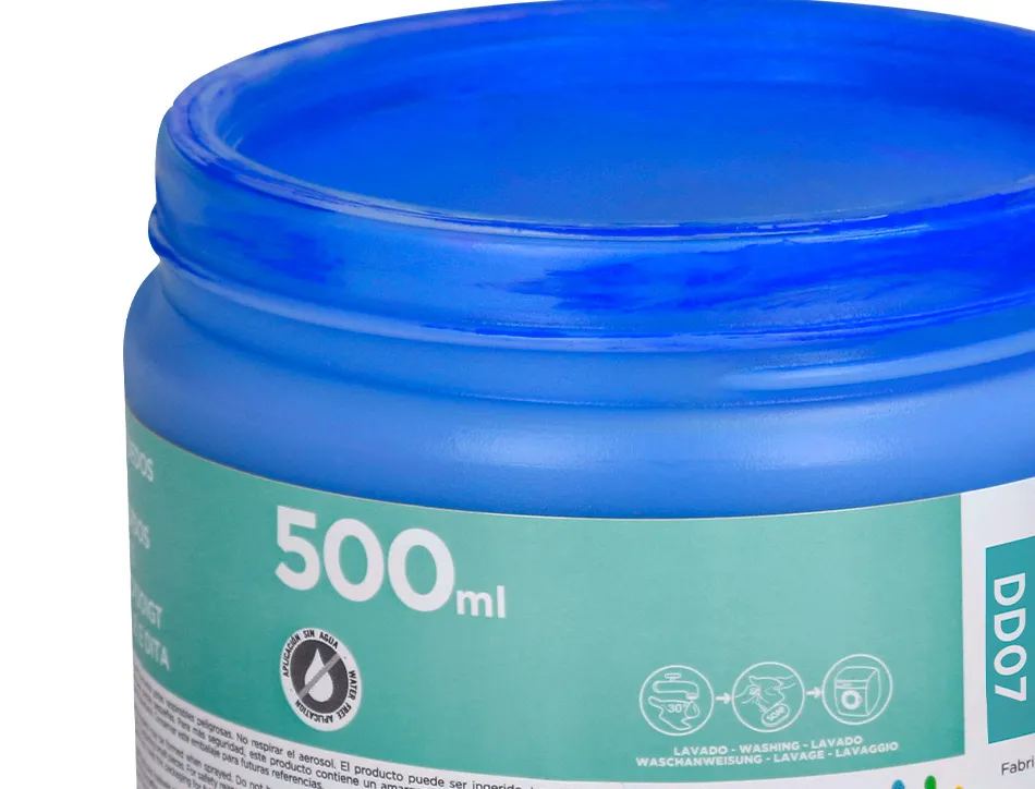 Peinture au doigt liderpapel flacon 500 ml coloris bleu