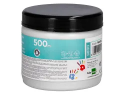 Peinture au doigt liderpapel flacon 500 ml coloris blanc