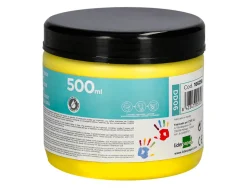Peinture au doigt liderpapel flacon 500 ml coloris jaune