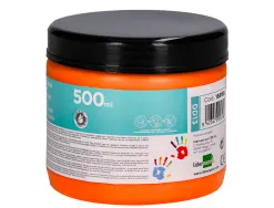 Peinture au doigt liderpapel flacon 500 ml coloris orange