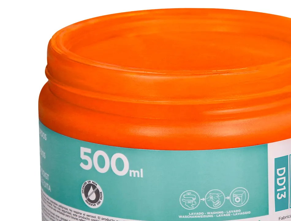 Peinture au doigt liderpapel flacon 500 ml coloris orange
