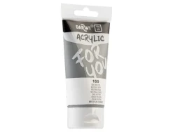 Peinture darwi for you acrylic tube 75ml coloris gris neutre