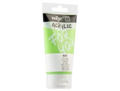 Peinture darwi for you acrylic tube 75ml coloris vert jaune