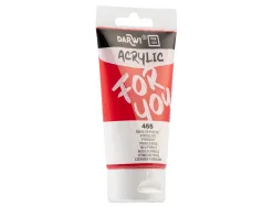 Peinture darwi for you acrylic tube 75ml coloris rouge de pyrrole