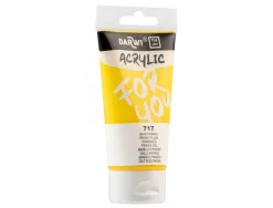 Peinture darwi for you acrylic tube 75ml coloris jaune primaire