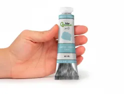 Peinture gouache tempera liderpapel tube en aluminium de 60 ml coloris turquoise