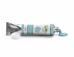 Peinture gouache tempera liderpapel tube en aluminium de 60 ml coloris turquoise