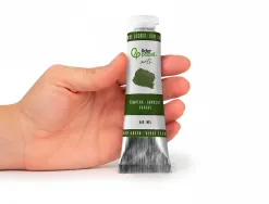 Peinture gouache tempera liderpapel tube en aluminium de 60 ml coloris vert fonc