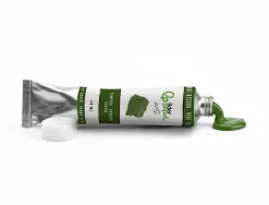 Peinture gouache tempera liderpapel tube en aluminium de 60 ml coloris vert fonc