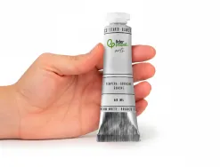Peinture gouache tempera liderpapel tube en aluminium de 60 ml coloris blanc titane
