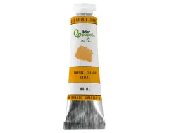Peinture gouache tempera liderpapel tube en aluminium de 60 ml coloris jaune orange