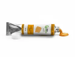 Peinture gouache tempera liderpapel tube en aluminium de 60 ml coloris jaune orange