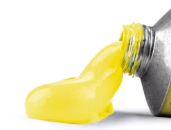 Peinture gouache tempera liderpapel tube en aluminium de 60 ml coloris jaune citron