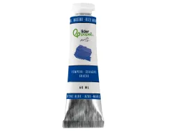 Peinture gouache tempera liderpapel tube en aluminium de 60 ml coloris bleu marine