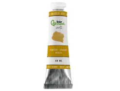 Peinture gouache tempera liderpapel tube en aluminium de 60 ml coloris ocre jaune
