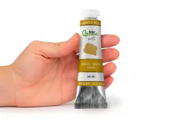 Peinture gouache tempera liderpapel tube en aluminium de 60 ml coloris ocre jaune
