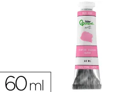 Peinture gouache tempera liderpapel tube en aluminium de 60 ml coloris rose
