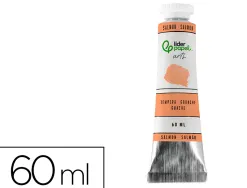 Peinture gouache tempera liderpapel tube en aluminium de 60 ml coloris saumon