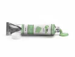 Peinture gouache tempera liderpapel tube en aluminium de 60 ml coloris vert menthe