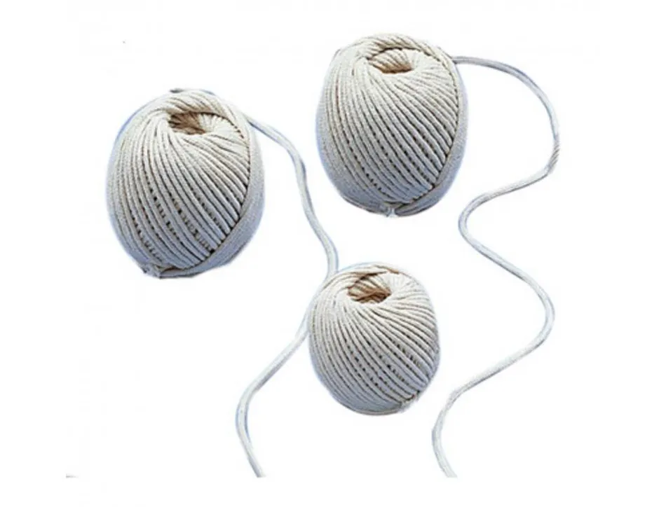 Pelote coton blanc tresse graine creative 1mm 100g