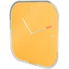 Pendule leitz cosy horloge mural analogique coloris jaune