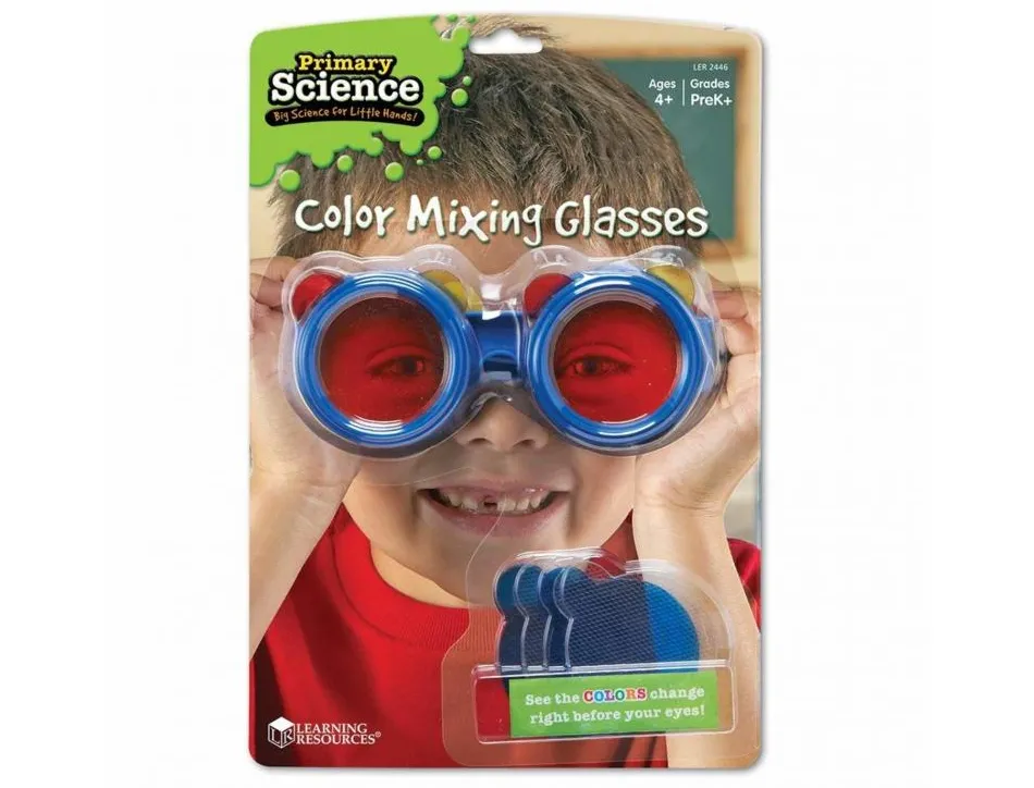 Perception visuelles learning resources lunettes a filtres colores 1 paire de lunettes 8 verrres diffrents 1 guide